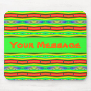 Mousepad laranja verde-clara