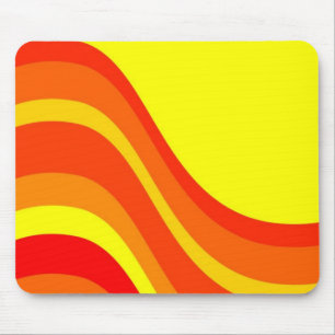 Mousepad Laranja Vermelho e Amarelo