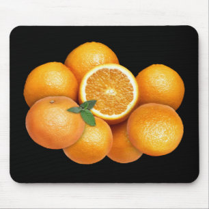 Mousepad Laranjas em qualquer fundo colorido