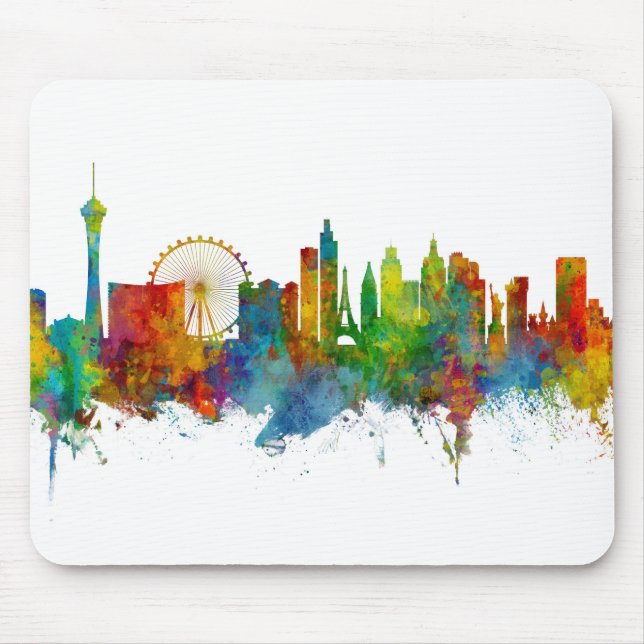 Mousepad Las Vegas Nevada Skyline (Frente)