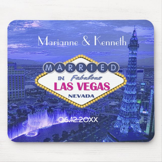 Mousepad Las Vegas Wedding Keepsasasapad (Frente)