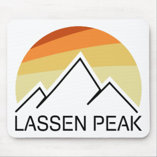 Mousepad Lassen Peak California Retro