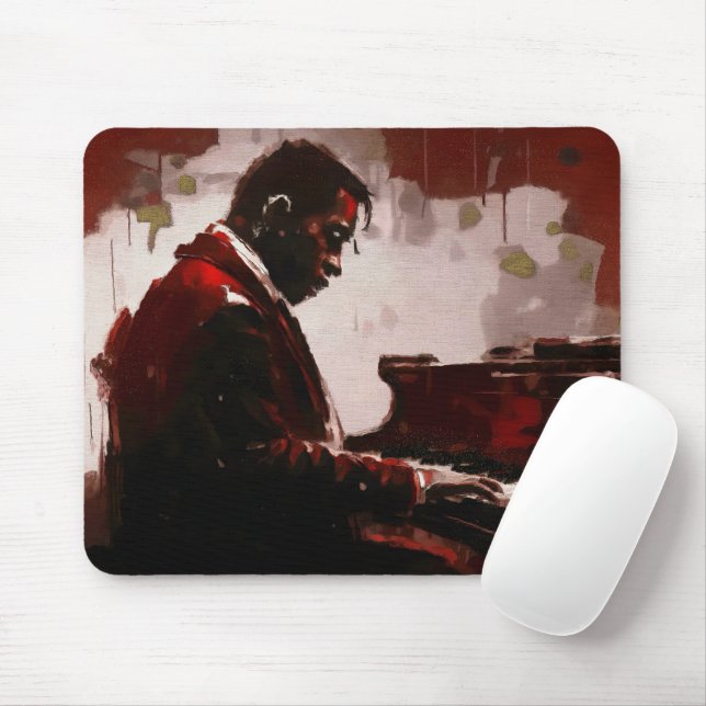 Mousepad Late night bar pianist (Com mouse)