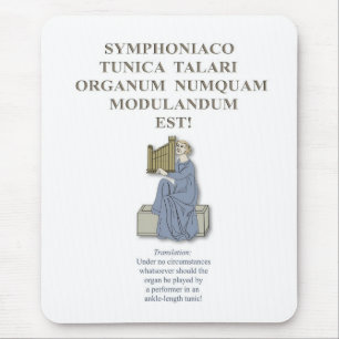 Mousepad latino para organistas