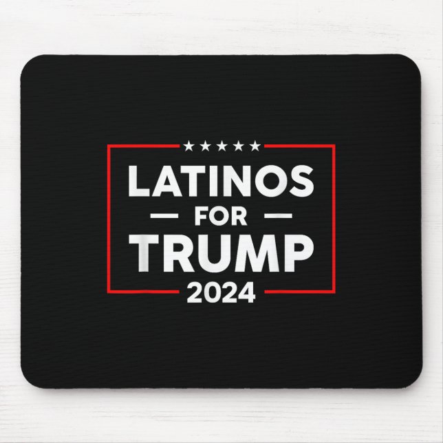 Mousepad Latinos Para Trump 2024 (Frente)