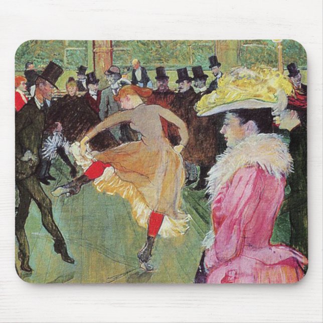 Mousepad Lautrec - Dança No Rouge (Frente)