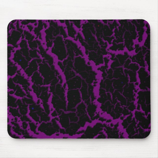 Mousepad Lava do Espaço Cracking - Roxo (Frente)
