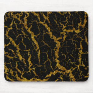 Mousepad Lava do Espaço Rachada - Laranja Leve