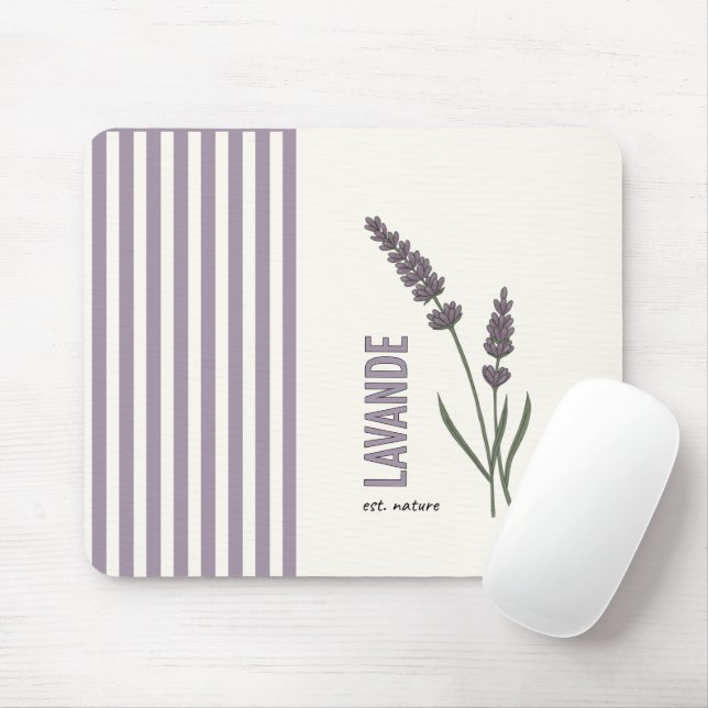 Mousepad Lavande est. Nature (Com mouse)