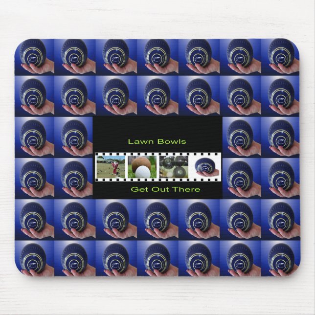 Mousepad Lawn Bowls Sai Daí. (Frente)