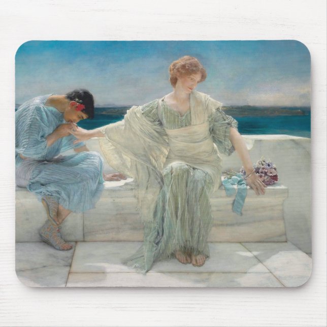 Mousepad Lawrence Alma-Tadema - Não Me Peça Mais (Frente)