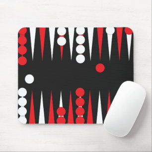 Mousepad Layout do Jogo do Jogador do Backgammon