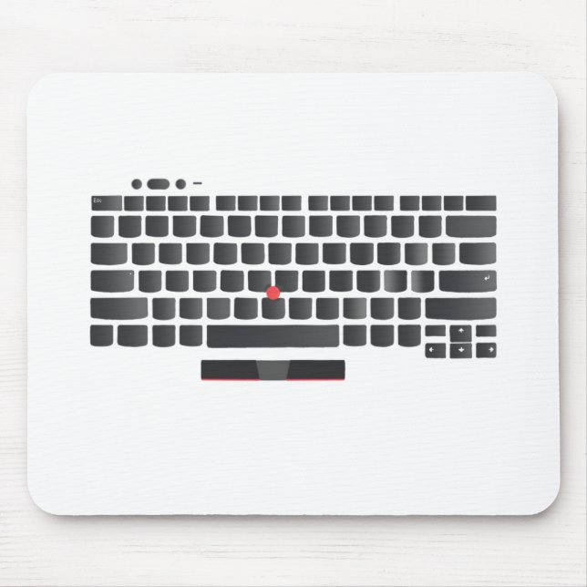 Mousepad Layout do teclado do Lenovo Thinkpad T-Shirt (Edit (Frente)