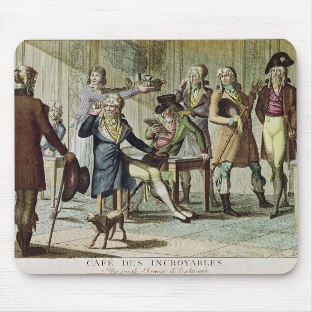 Mousepad Le Café DES Incroyables, 1797 (Frente)