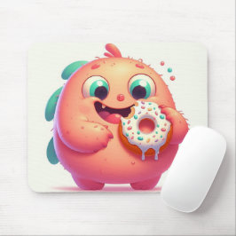 Mousepad “Le p’tit monstre mangeur de donut“