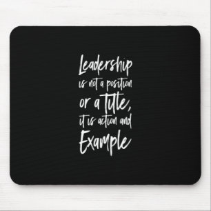 Mousepad leadership is example