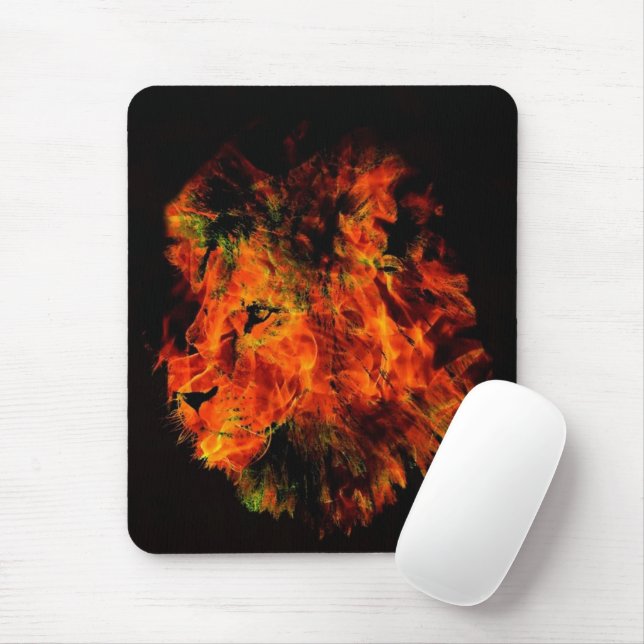 Mousepad Leão (Com mouse)