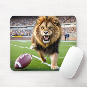 Mousepad Leão Arrastado com Futebol