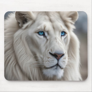 Mousepad Leão branco
