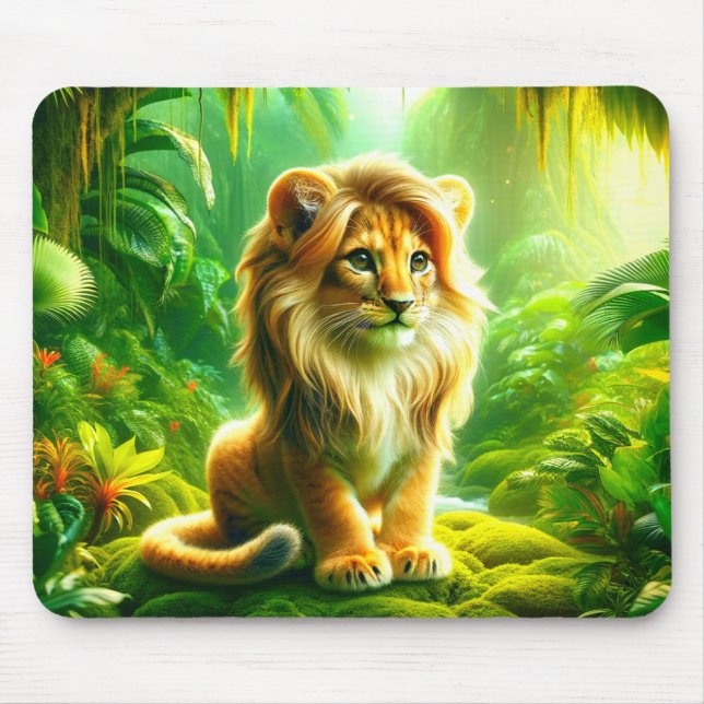 Mousepad Leão de Cute (Frente)