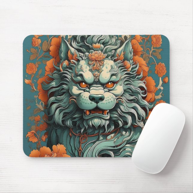 Mousepad Leão de Gripe da Sabedoria (Com mouse)