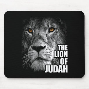 Mousepad Leão de Judá Jesus Fé Cristã Sobre o Medo