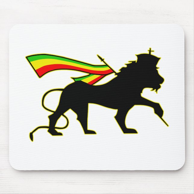 Mousepad Leão De Judah - Rasta (Frente)