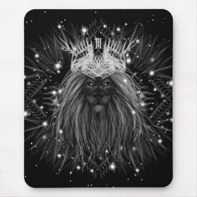 Mousepad Leão de Starlight com Monograma Coroa (Frente)