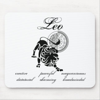 Mousepad Leão Leão Personalizável traça o Zodíaco ao estilo