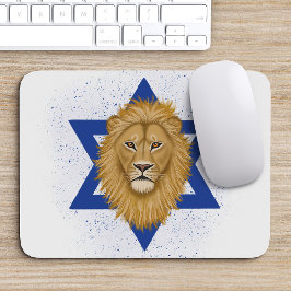 Mousepad Leão Moderno de Judah. Estrela de Davi