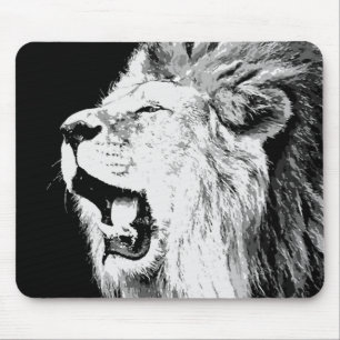 Mousepad Leão rujir