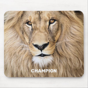 Mousepad Leão Selvagem Personalizado 