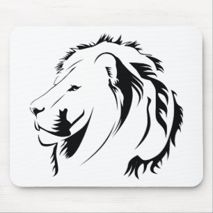 Mousepad Leão Tribal 001