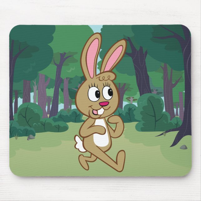 Mousepad Lebre do rick | Becky da guarda florestal (Frente)