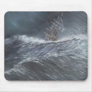 Mousepad Lebreiro do HMS em uma tempestade fora do chifre
