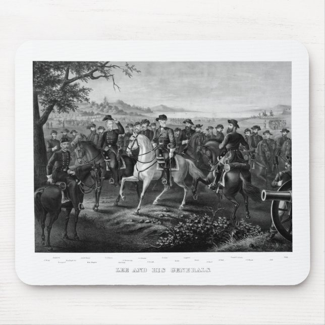 Mousepad Lee e seus generais (Frente)