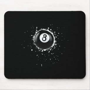 Mousepad Legal 8 bolas Oito Billiards Piscinas Splatter Ei