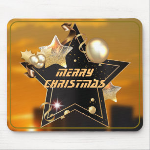 Mousepad Legal amanhecer Black Metally no Dourado Natal