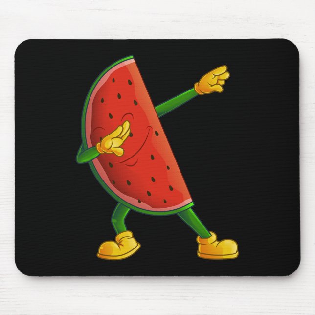 Mousepad Legal Dabbing Watermelon - Tomada de dança de Frut (Frente)