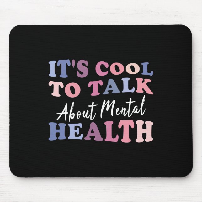 Mousepad Legal De Falar Sobre A Consciência Mental (Frente)