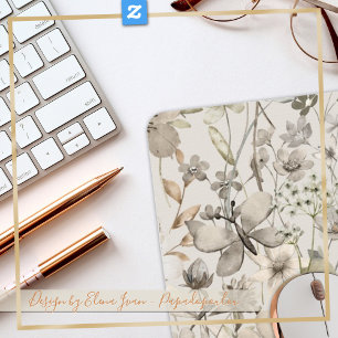 Mousepad Legal de mesa - belo decoro de marfim bege