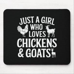 Mousepad Legal Design de Cabra para Meninas Mulheres Agricu