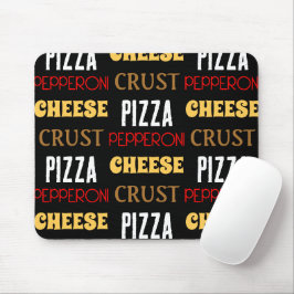 Mousepad Legal diversão pizza pepperoni queijo crosta