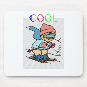 Mousepad Legal esquiador engraçado designs de esqui es
