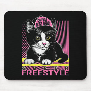Mousepad Legal Funny Sarcastic Cats Memória Cota Grap de Ca