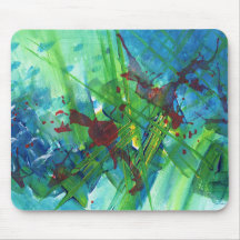 Legal mouse de arte acrílico de Abstrato moderno