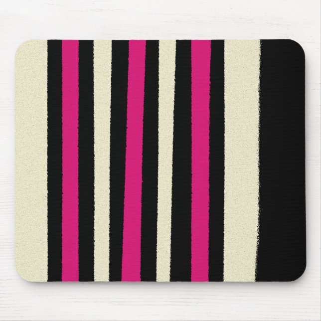 Mousepad Legal Padrão Simples de Listras Brancas a Quente (Frente)