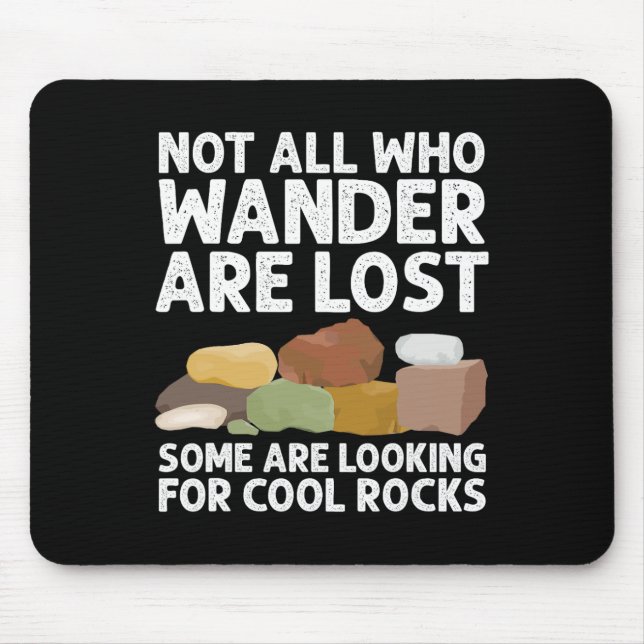 Mousepad Legal Rock Collector Art For Men Geology Hunt (Frente)