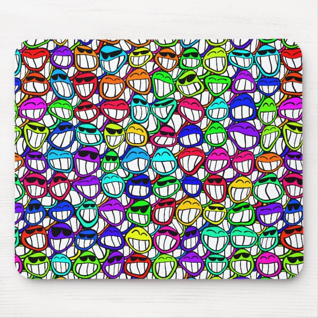 Mousepad Legal Rostos Sorridentes (Frente)