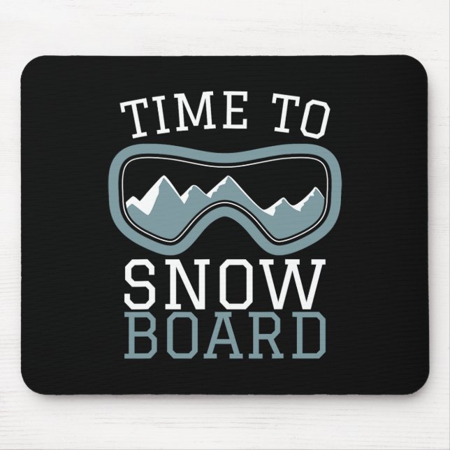 Mousepad Legal Snowboard Esportes Esportivos Escativos Teto (Frente)